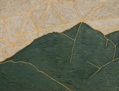 山と雲 mountains and clouds/2024/oil on canvas/P15 w65.2 x h50 cm